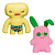 Коллекционные фигурки 7 см 2 штуки Fugglers PMI FG2015G